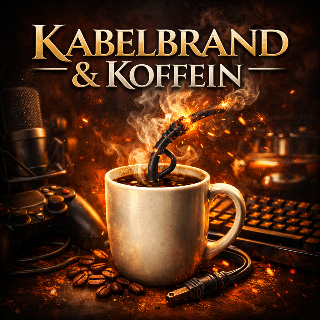 Kabelbrand & Koffein Podcast Logo